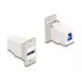 DeLOCK Moduł Keystone do montażu panelowego USB 5 Gb/s żeński Typ-A na żeński Typ-B