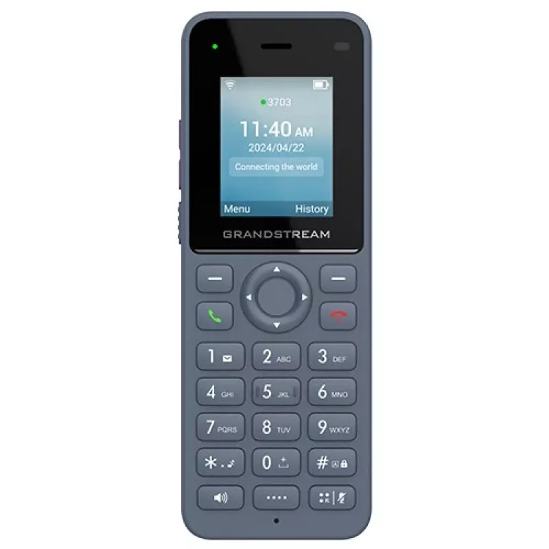 Grandstream Networks WP8256 telefon IP antracytowy 3 linie LCD Wi-Fi