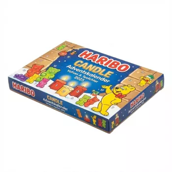 Kalendarz adwentowy Haribo Haribo Adventskalender Votives & Teelichter 2025 z różnymi świeczkami wotywnymi i podgrzewaczami