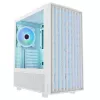 Obudowa PC MODECOM BREEZE ARGB Flow MIDI Czarna — ATX, 3x140mm przód + 1x140mm tył, szkło hartowane, USB-C