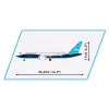 Zestaw konstrukcyjny Cobi Boeing 737-8 — 340 elementów, zalecany wiek 7+, niebieski i biały