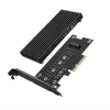 GRAUGEAR G-M2PCI01 Wewnętrzny adapter M.2 PCIe Męski Czarny 128 mm