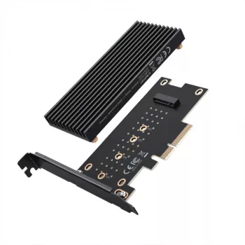 GRAUGEAR G-M2PCI01 Wewnętrzny adapter M.2 PCIe Męski Czarny 128 mm