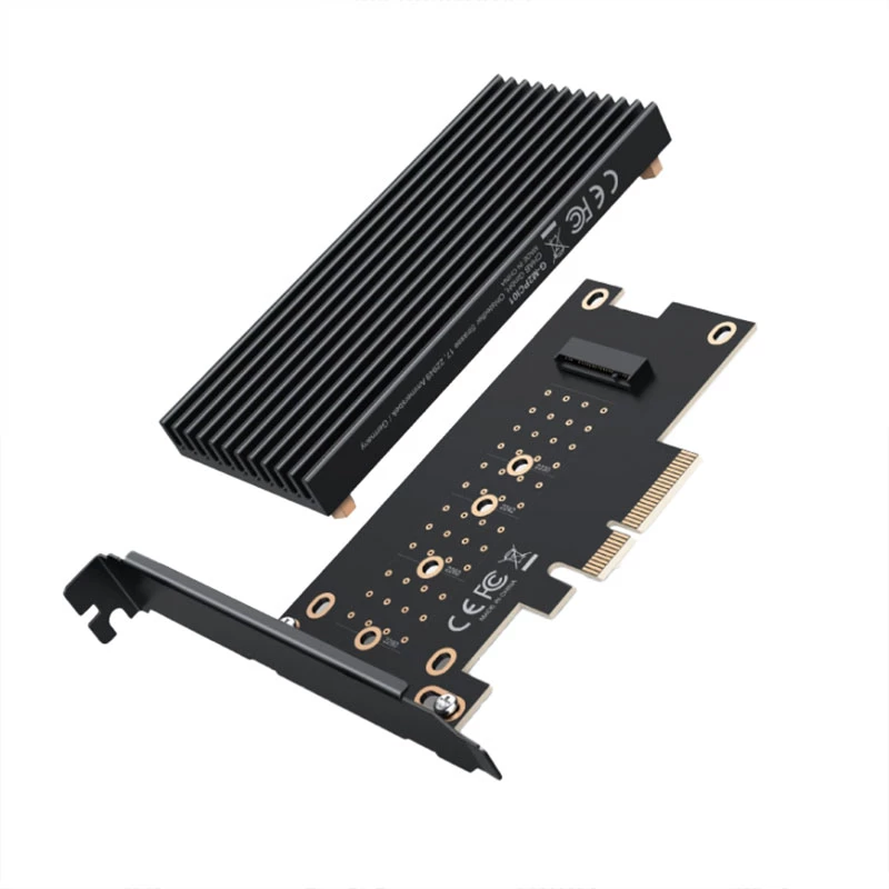GRAUGEAR G-M2PCI01 Wewnętrzny adapter M.2 PCIe Męski Czarny 128 mm