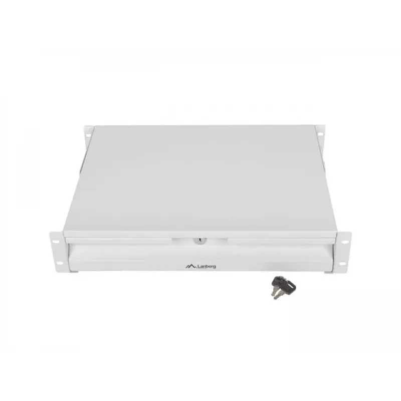 SZUFADA SERVEROWA 19 2U 360MM SZARA LANBERG (2U/483X360MM OBCIĄŻENIE DO 90KG, MONTAŻ 4-PUNKTOWY)