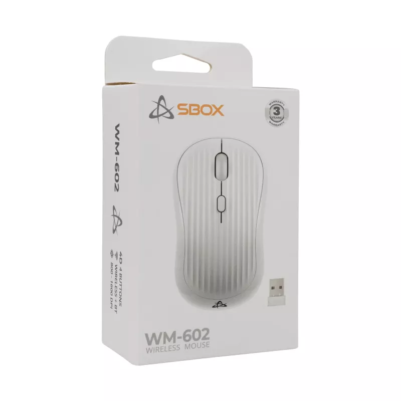 Sbox WM-602 Biały Wireless
