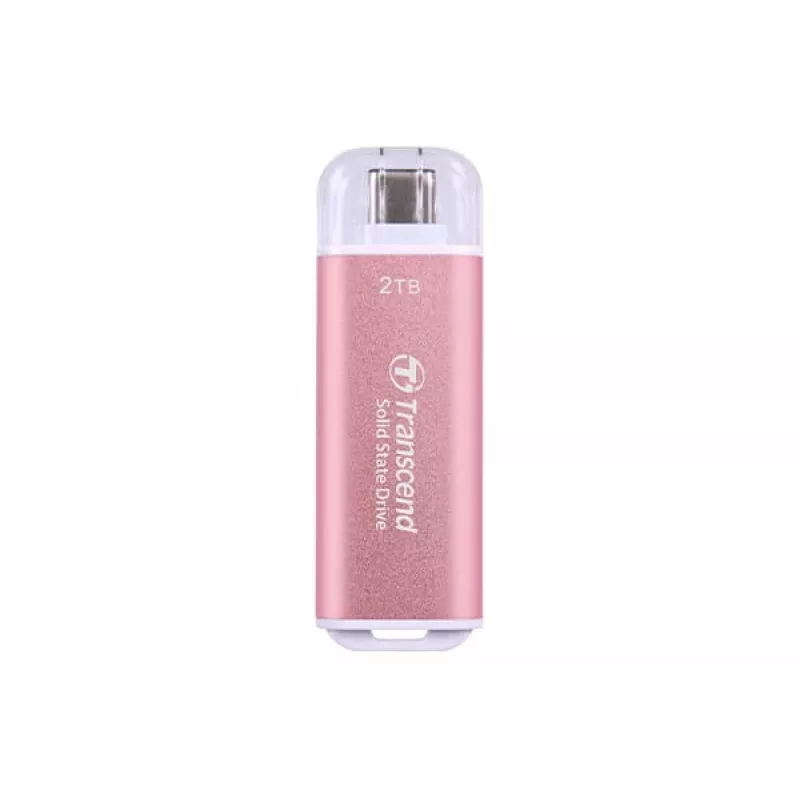 Zewnętrzny dysk SSD TRANSCEND TS2TESD300P 2 TB USB Type-C, do 1050/950 MB/s, aluminiowy niebieski