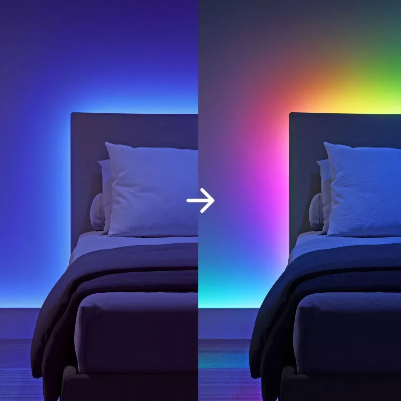 Listwa świetlna ścienna Nanoleaf NF085K02-5ALS RGB zmieniająca kolory