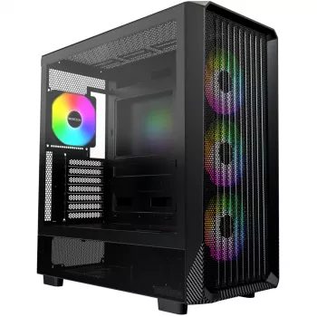 Obudowa komputerowa Montech X5 Midi Tower Czarna ATX 3x wentylatory 140mm