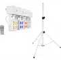 Zestaw oświetlenia scenicznego LED EUROLITE KLS-180 biały z kolumnami głośnikowymi BS-2, białe