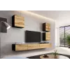 Cama TV stand VIGO 140 30/140/40 Czarny/wotan oak