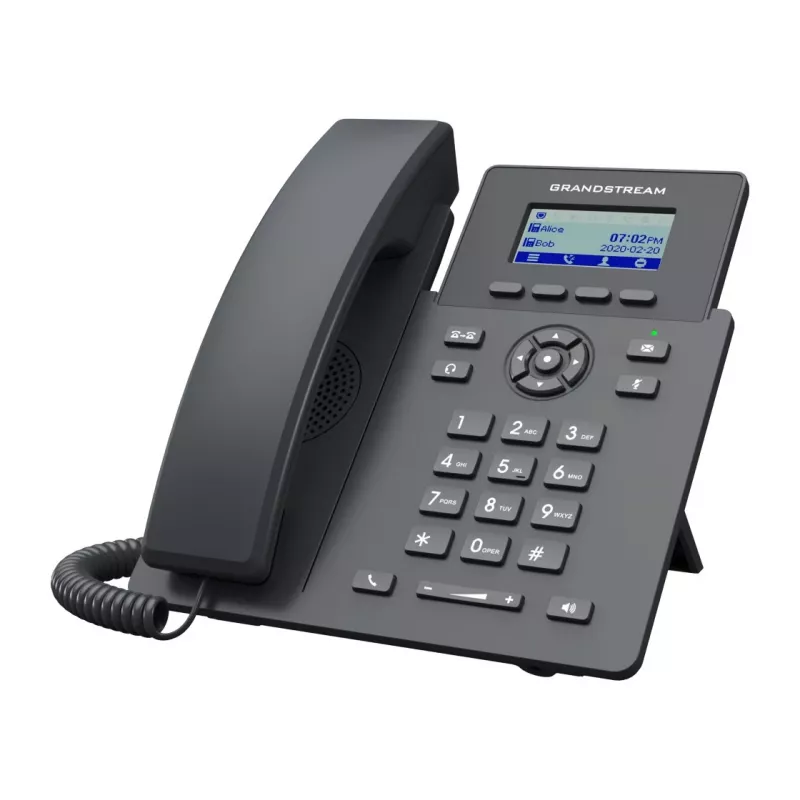 Grandstream Networks GRP2601P Telefon IP Czarny 2 linie LCD