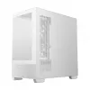 Obudowa PC Midi Tower DeepCool CG380 3F WH — Biała, 235×437×451 mm, obsługa 2,5 cala/3,5 cala, PSU na dole, 3 wentylatory 120 mm zainstalowane