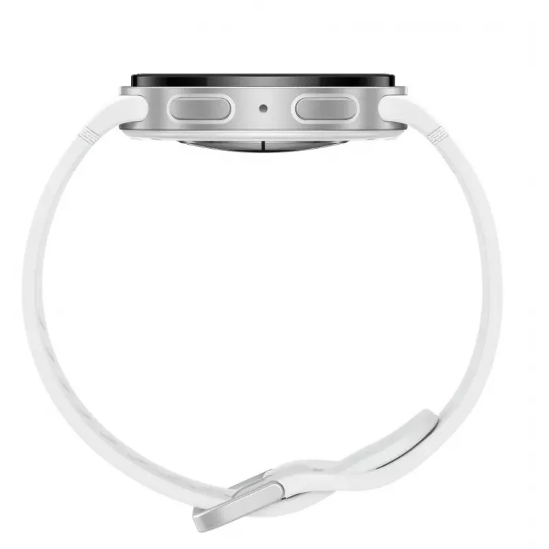 Samsung Galaxy Watch 8 3,3 cm (1,3 cala) AMOLED 40 mm Cyfrowy 438 x 438 pikseli Ekran dotykowy Srebrny Wi-Fi GPS (satelitarny)