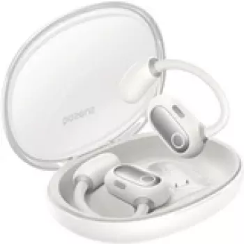 Słuchawki douszne typu open-ear TWS Baseus Eli Sport 1 białe — Bluetooth 5.0, odporność na zachlapanie IPX4