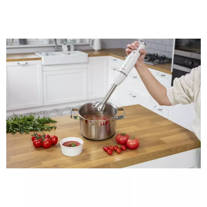 Blender ręczny MPM MBL 43 biały 600W z przystawkami