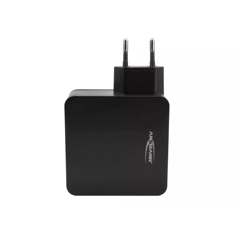 ANSMANN 247PD - Zasilacz - 45 W - 4700 mA - PD, QC 3.0 - 2 porty wyjściowe (USB, USB-C) - Czarny (1001-0095)