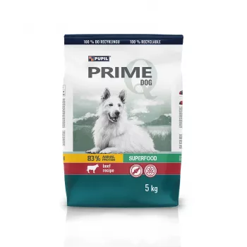 PUPIL Prime bogata w wołowinę z warzywami - sucha karma dla psów - 5kg