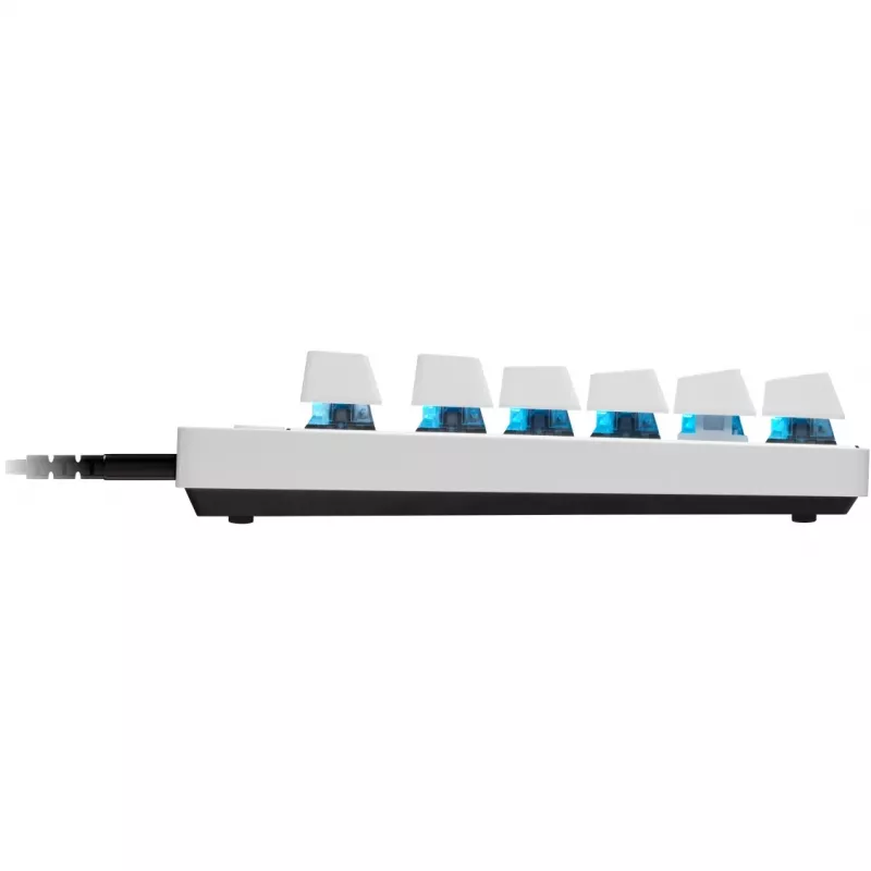 Logitech G PRO X TKL RAPID Gaming-Tastatur, QWERTZ-Layout, weiß (920-013240)