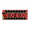 Extralink Gigabit PoE Injector 8 Port Active, 8 portów Gigabit 802.3at/af, tryb A