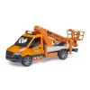 Pojazd BRUDER MB Sprinter z platformą roboczą Zalecany wiek 3+