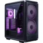 Obudowa PC Cooler Master MasterFrame 500 Mesh Midi Tower — Czarna z przezroczystym bokiem, obsługuje ATX/EATX, 2x200mm przód, 1x120mm tył