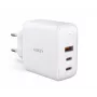 AUKEY PA-B6S biały Omni a Mix GaN ultraszybka ładowarka ścienna