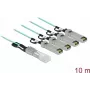 Aktywny kabel optyczny QSFP+ na 4 x SFP+ 10 m DeLOCK 84073