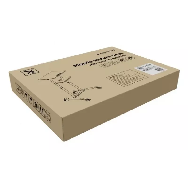 Stojące biurko Gembird TVS-DESK-01-BK czarne 20 kg 1110-1345 mm