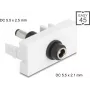 DELOCK Adapter DC Power Easy 45 Moduł 5,5 x 2,1 mm na 5,5 x 2,5 mm