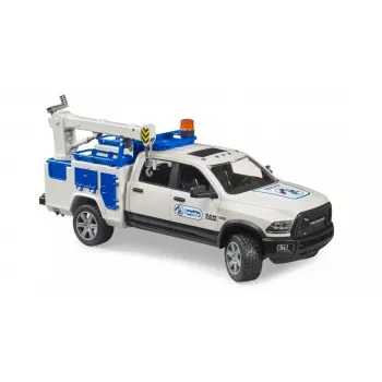 Auto Dodge RAM 2500 Service z obrotowym światłem Rooster BRUDER 02509