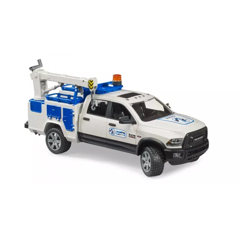 Auto Dodge RAM 2500 Service z obrotowym światłem Rooster BRUDER 02509