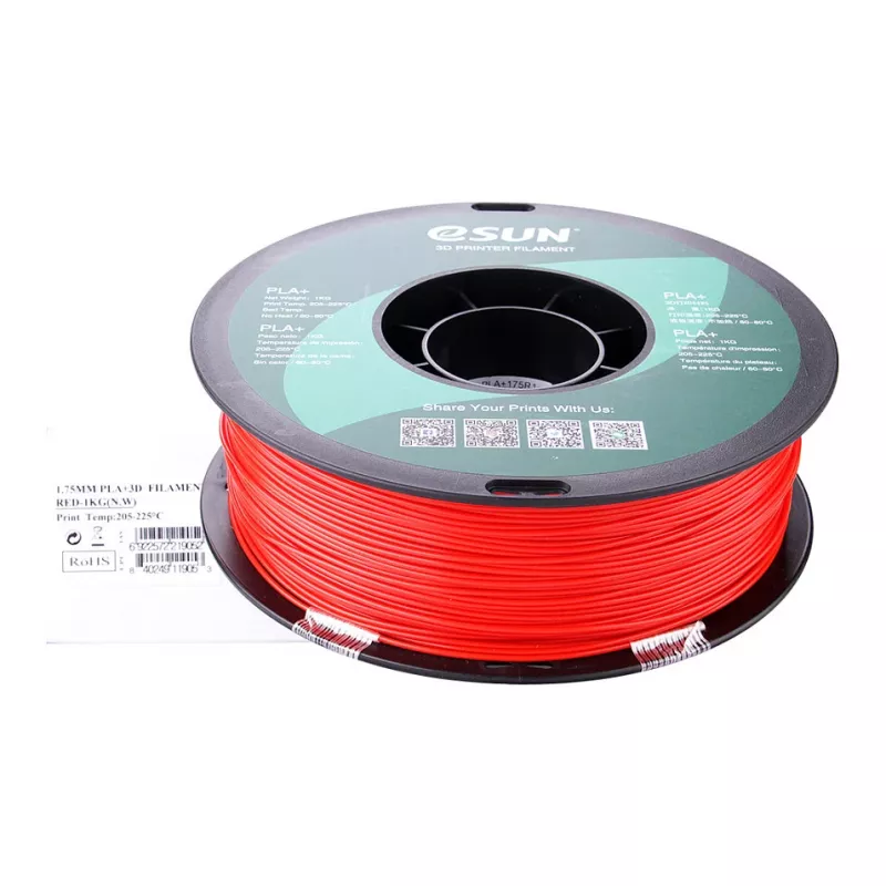 PLA+ 1,75mm CZERWONY 1kg