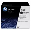 HP 55X zestaw 2 szt. Czarny oryginalny toner LaserJet o wysokiej wydajności