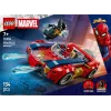 LEGO MARVEL 76336 Samochód Spider-Mana kontra Venomized Wolverine
