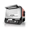 Ninja OO101EU grill ogrodowy/barbecue elektryczny + węglowy czarny, czerwony, srebrny 2400 W