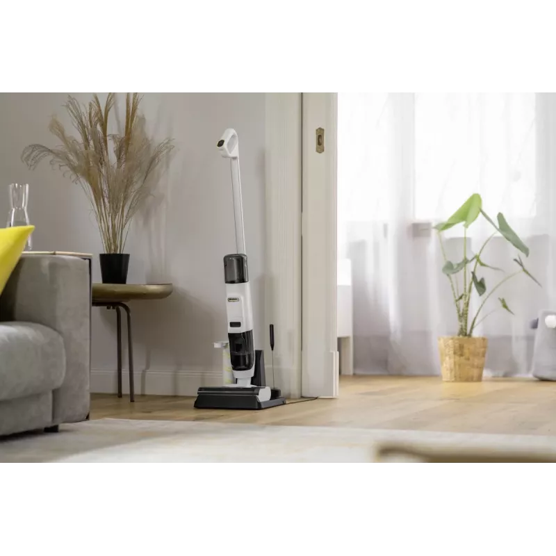 Odkurzacz mopujący Karcher FCV2 Natural N 1.056-101.0 — bateria 21,6 V, czas pracy 25 min, 160 W, na sucho i mokro, bezworkowy, wyświetlacz LED