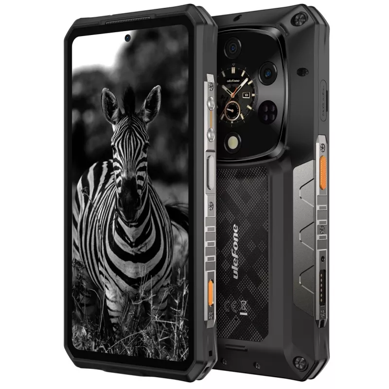 Wzmocniony smartfon UleFone Armor 28 Ultra 5G — 16 GB RAM, 1 TB pamięci, czarny
