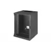 Szafka ścienna Digitus DN-49103 9U IP20 60 kg czarna