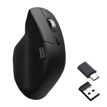 Keychron M6 Silent (1000Hz) Czarna mysz bezprzewodowa