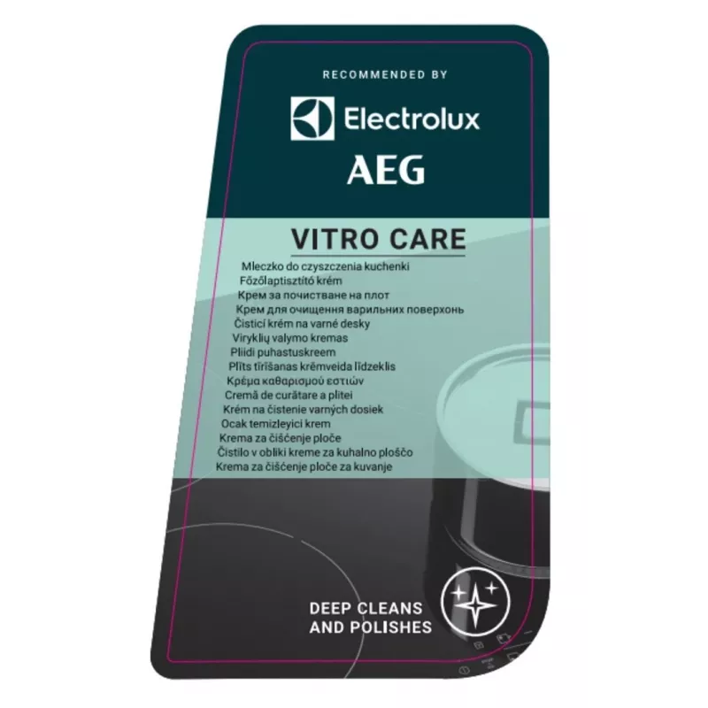 Krem do czyszczenia płyt grzewczych Electrolux Vitro Care 300 ml — krem do płyt ceramicznych i indukcyjnych, butelka z dozownikiem