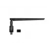 Karta WLAN wewnętrzna LANBERG NC-1200-WIE — Dwuzakresowy adapter USB WLAN, RTL8812BU, do 1200 Mbit/s, zewnętrzne anteny 2x2 (5 dBi), czarny