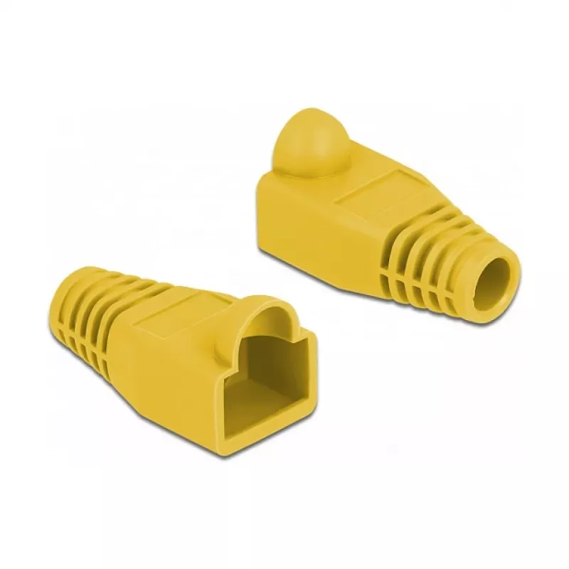 Odciążenie wtyku RJ45 DeLOCK 86723 żółte 20 sztuk
