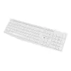 Przewodowa klawiatura pełnowymiarowa NATEC NAUTILUS NKL-1951, 105 klawiszy, US International QWERTY, biała, USB, 1.8 m