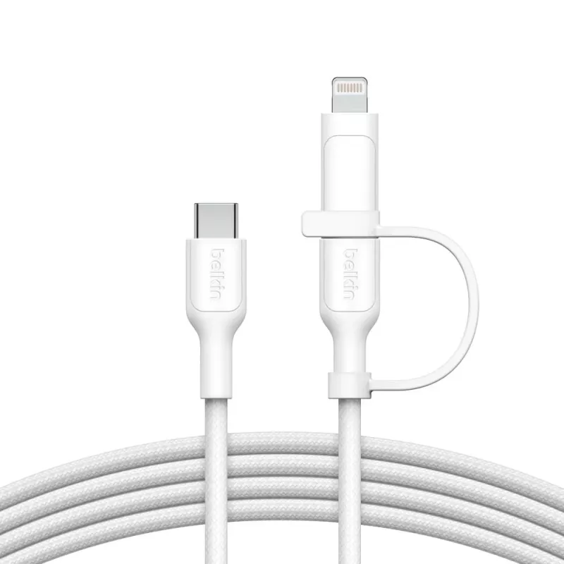 Kabel USB Belkin BoostCharge Pro 1,5 m USB C USB C/Lightning biały