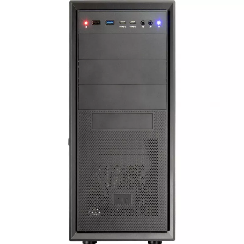 Obudowa komputerowa Inter-Tech ATX IT-8862 Plaid, kolor czarny