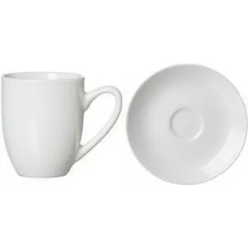 Porcelanowy spodek do espresso ritzenhoff & breker Snap BIANCO – można myć w zmywarce, model 78763