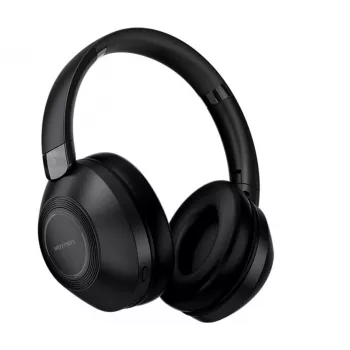 Zestaw słuchawkowy Vention NBBB0 SoundMate S11 — bezprzewodowe słuchawki nauszne Bluetooth 5.3, etui ładujące 400 mAh, do 20 godz., czarne