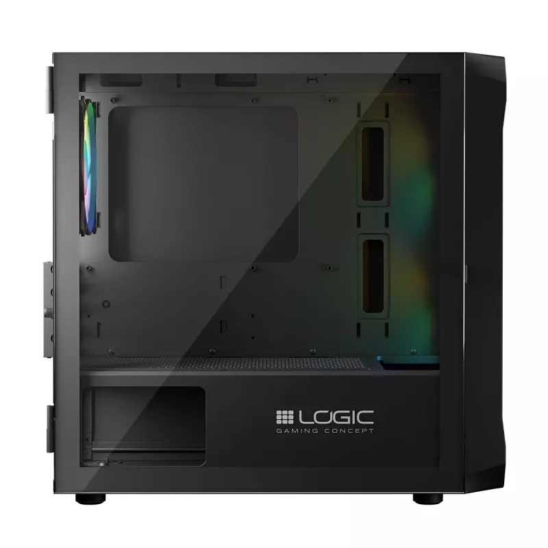 Obudowa komputerowa Logic Concept Portos Mini ARGB Micro ATX Czarna