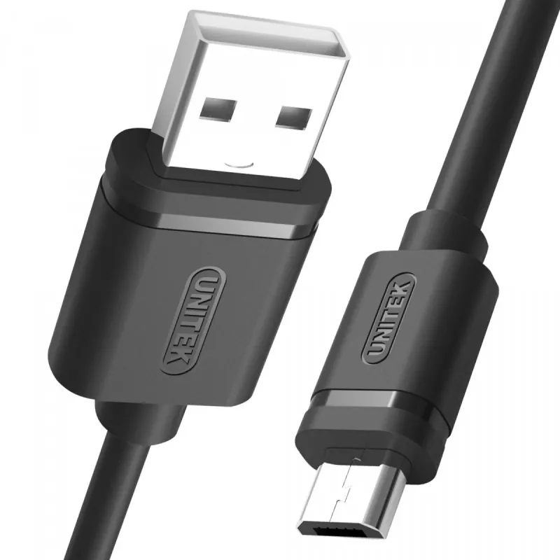 Unitek Cablu USB2.0 AM-microUSB BM, 2,0m; Y-C455GBK